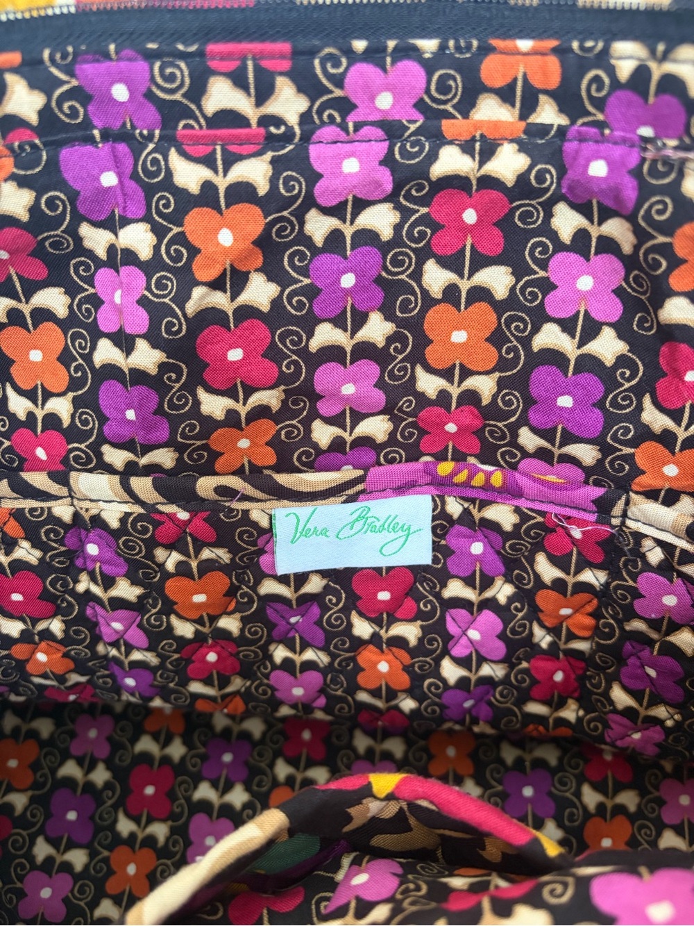Vera Bradley Floral Tote - Picture 5 of 6